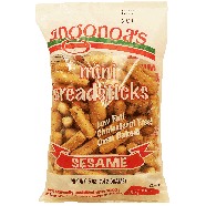 Angonoas  mini breadsticks, sesame 5oz