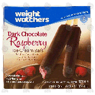 Weight Watchers  dark chocolate raspberry ice cream bars dippe21-fl oz