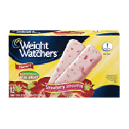 Weight Watchers  strawberry smoothie frozen yogurt bars, 12-ba21-fl oz