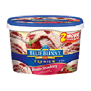 Blue Bunny Premium double strawberry ice cream 1.75-qt