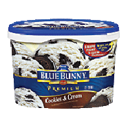 Blue Bunny Premium cookies & cream vanilla flavored ice cream 1.75-qt