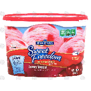 Blue Bunny Sweet Freedom cherry vanilla light ice cream, no sug1.75-qt