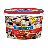 Blue Bunny Sweet Freedom Bunny Tracks; no sugar added vanilla i1.75-qt