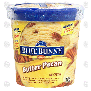 Blue Bunny  butter pecan ice cream 1-pt