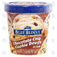 Blue Bunny  chocolate chip cookie dough ice cream 1-pt
