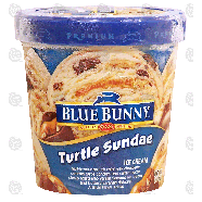 Blue Bunny Turtle Sundae milk chocolate caramel candies, salted pe1-pt
