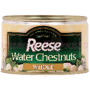 Reese  water chestnuts, whole 8oz