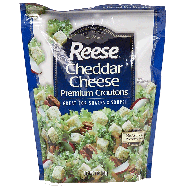 Reese  cheddar cheese croutons reclosable package  6oz