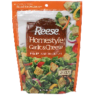 Reese  homestyle garlic & cheese premium large cut croutons  5oz