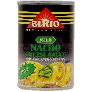 El Rio Mexican Foods mild nacho cheese sauce with jalapeno peppers15oz