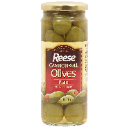 Reese  cannonball olives, plain 10oz