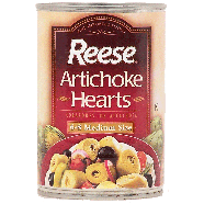 Reese  artichoke hearts medium size 6-8 count  14oz
