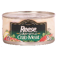 Reese  crab meat, lump style 6oz