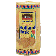 Reese Holland Rusk original light crisp round toast 3.5oz