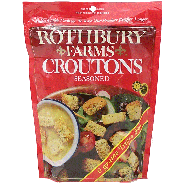 Rothbury Farms  restaurant style seasoned croutons reclosable packa 6oz