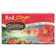 Celestial Seasonings Red Zinger 100% natural herb tea, caffeine 1.7-oz