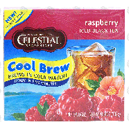 Celestial Seasonings  raspberry ice cool brew ice tea, 40 tea ba3.6-oz