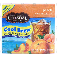 Celestial Seasonings  peach ice cool brew iced tea, 48 tea bags 3.6-oz