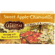 Celestial Seasonings  sweet apple chamomile herbal tea, caffeine 0.9oz
