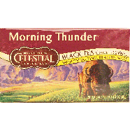Celestial Seasonings Morning Thunder black tea with energizing, 1.4-oz