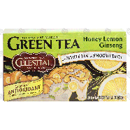 Celestial Seasonings  Honey Lemon Ginseng green tea with white t1.5-oz