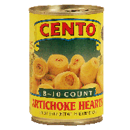 Cento  artichoke hearts, 8-10 count  14oz