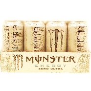 Monster Zero Ultra less sweet, lighter-tasting energy drink, carbo12pk