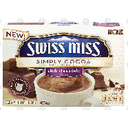 Swiss Miss Simply Cocoa dark chocolate hot cocoa mix, 8 ct 7.68-oz
