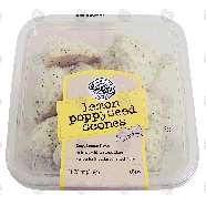 Two-bite  lemon poppyseed scones 11.25-oz
