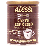 Alessi Imported caffe espresso 100% pure coffee, makes great capp8.8oz