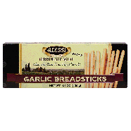 Alessi  grissini all' aglio, garlic breadsticks 4.4oz