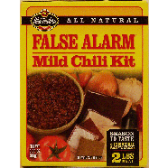 Wick Fowler's False Alarm chili kit mild with 6 individual packe 3.03oz