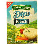 Hidden Valley Dips original ranch mix, just add sour cream, 4-envel 4oz