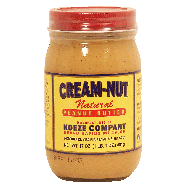 Cream-Nut  natural peanut butter 17oz