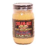 Cream-Nut  crunchy natural peanut butter 16.5oz