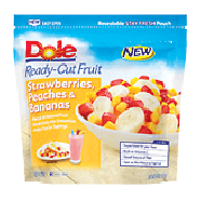 Dole Ready-Cut Fruit strawberries, peaches & bananas 14-oz