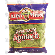 Aunt Mid's  baby leaf spinach 10oz