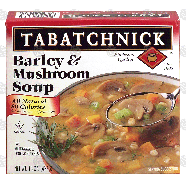 Tabatchnick  barley & mushroom soup, two microwaveable cooking po15-oz