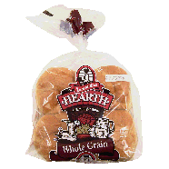 Aunt Millie's Hearth 96% fat free whole grain hamburger buns, 8-co17oz