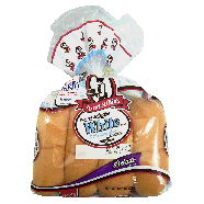 Aunt Millie's Deluxe 96% fat free white hot dog buns, 8-count 12.5oz