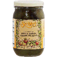 Sechler's  candied sweet raisin crispy pickles 16fl oz