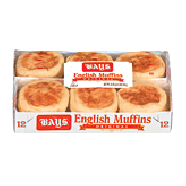 Bays English Muffins Original 12 Ct 24oz