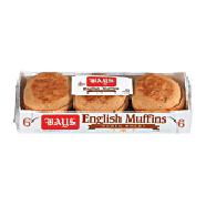 Bays English Muffins Honey Wheat 6 Ct 12oz