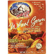 Hodgson Mill  wheat germ with cinnamon & milled flax seed 11oz