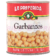 La Preferida  chick peas - garbanzos 29oz