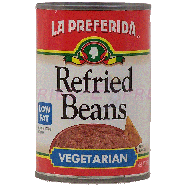 La Preferida  low fat refried beans vegetarian 16oz