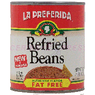 La Preferida  refried bean fat free authentic flavor 30oz
