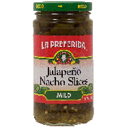 La Preferida  jalapeno nacho slices mild 11.5oz
