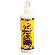 Sparkle  anti-static ergonomic screen cleaner, non-abrasive, ammoni8oz