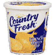 Country Fresh  french onion dip made with sour cream 24oz